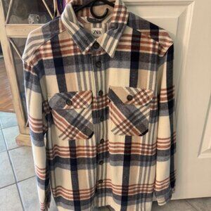 Zara flannel shirt